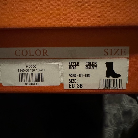 Miz Mooz Rocco Combat Boot In Concrete - Picture 5 of 5